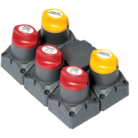 Bep Marine Remote Battery Management Cluster f/Twin Engine 80-716-0015-00